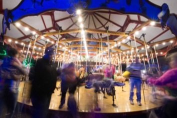 Thousands turned out for the annual ZooLights festivities on Saturday, Dec. 21. The light show attracts more than 100,000 visitors to the National Zoo each year.