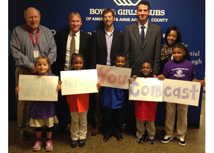 Comcast Foundation recently awarded the Boys & Girls Clubs of Annapolis and Anne Arundel County a grant totaling $20,000 to ... Comcast Foundation recently awarded the Boys & Girls Clubs of Annapolis and Anne Arundel County a grant totaling $20,000 to ...