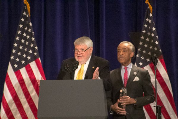 J. David Cox, Sr., received the Labor Leader of the Year Award during NAN's King Day Breakfast at the Mayflower Hotel in Northwest on Monday, Jan. 20.