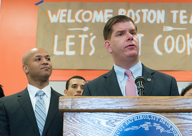 Boston Mayor Marty Walsh today named John Barros, a former mayoral candidate as Chief of the Economic Development — including overseeing the Boston Redevelopment Authority. Barros was the first-ever youth elected to the Dudley Street Neighborhood Initiative (DSNI) Board of Directors. As a freshman at Dartmouth College in New Hampshire, Barros continued to speak up for the needs of young people in Roxbury and Dorchester