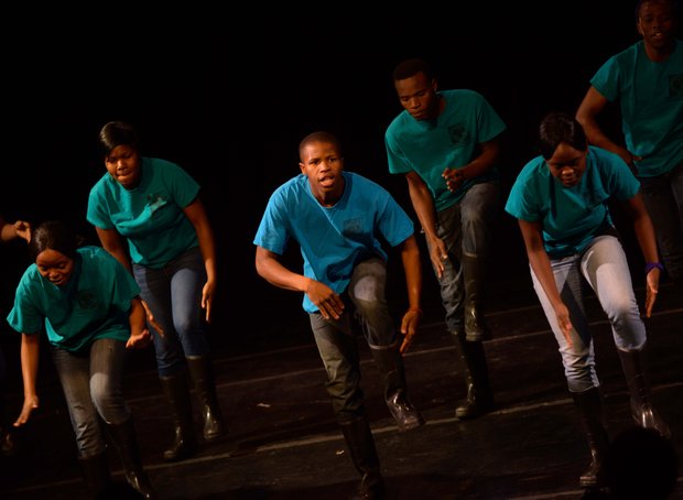 The Bokamoso Dance Company, who are visiting from South Africa, performs at Joe's Movement Emporium on Tuesday, February 11.