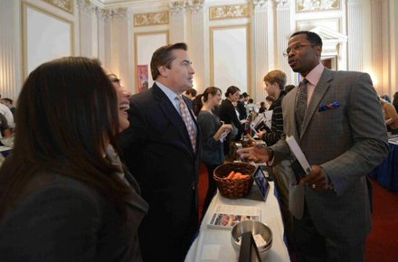 D.C. Delegate Eleanor Holmes Norton, along with Destination DC, hosted House and Senate members and their congressional staff at the annual "Ask Me About D.C." fair at the Cannon House Office Building on Wednesday, Feb. 19. Guests got a chance to meet with an array of businesses relating to tourism, entertainment and food service.