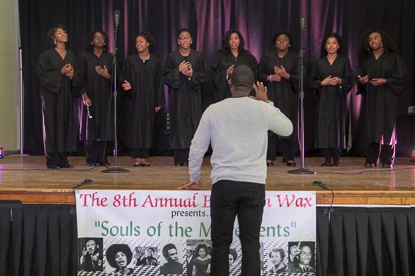 Washington Performing Arts Society's Children of the Gospel Choir perform during the Blacks in Wax program.