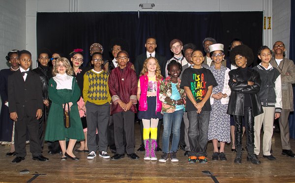 Performers in "Souls of the Movements" written and directed by Shiba Freeman Haley