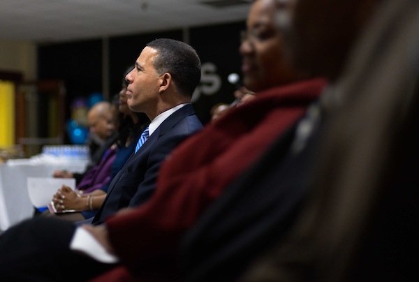 Maryland Lt. Gov. Anthony Brown (D) was one of many dignitaries on hand during the grand opening of the Global Vision Community Health Center in Capitol Heights on Thursday, March 6.