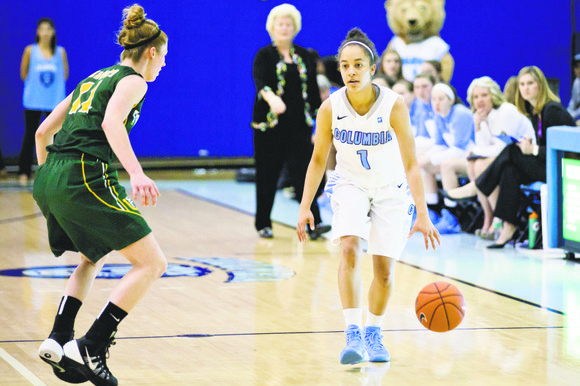Columbia University point guard Taylor Ward posted 16 points in the final game of her collegiate career, a loss to ... Columbia University point guard Taylor Ward posted 16 points in the final game of her collegiate career, a loss to ...