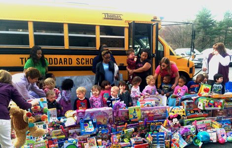 Typically, a yellow school bus transports students. However, on Thursday, April 3, 2014 a busload full of another type of ... Typically, a yellow school bus transports students. However, on Thursday, April 3, 2014 a busload full of another type of ...