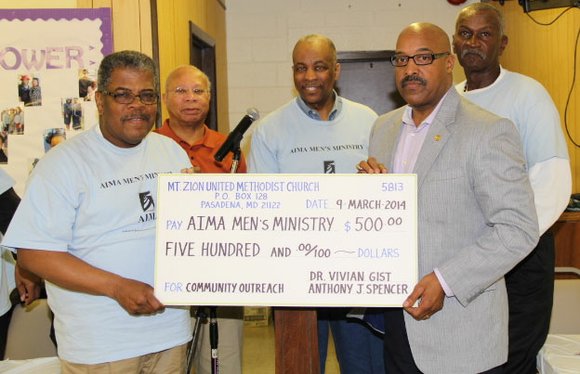 The Annapolis Interdenominational Ministerial Alliance (AIMA) Men’s Ministry held its Quarterly Prayer Breakfast on March 29, 2014 at Mt. Moriah ... The Annapolis Interdenominational Ministerial Alliance (AIMA) Men’s Ministry held its Quarterly Prayer Breakfast on March 29, 2014 at Mt. Moriah ...