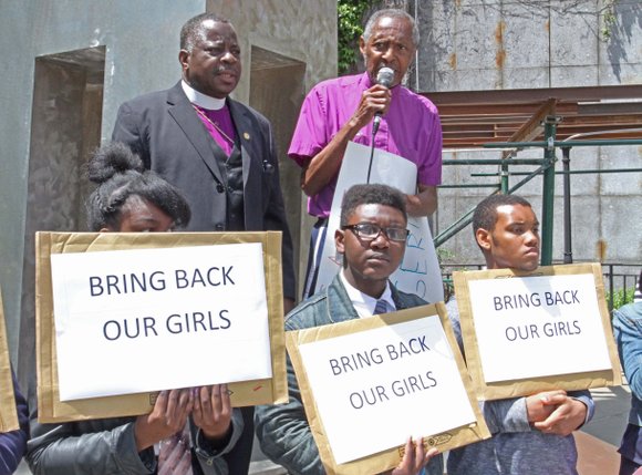 A group called the Clergy Alliance to Save Abducted Nigerian Children announced that they will hold a daily prayer vigil ... A group called the Clergy Alliance to Save Abducted Nigerian Children announced that they will hold a daily prayer vigil ...