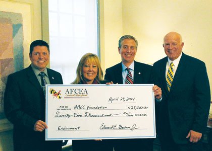 The Armed Forces Communications and Electronics Association (AFCEA), Central Maryland Chapter (www.afceacmd.org), recently donated $25,000 in scholarship aid to the ... The Armed Forces Communications and Electronics Association (AFCEA), Central Maryland Chapter (www.afceacmd.org), recently donated $25,000 in scholarship aid to the ...