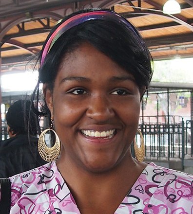 I think it’s because weapons are more easily accessible and people aren’t able to talk about their problems and use violence instead. A lot of people grow up in abusive homes and see violence every day. —Saquoya Craig, Certified Nursing Assistant, Roxbury