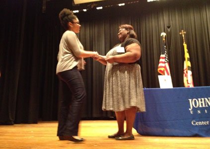 Joi Haskins, a student from Reisterstown, was recently honored as one of the brightest young students in the nation at ... Joi Haskins, a student from Reisterstown, was recently honored as one of the brightest young students in the nation at ...