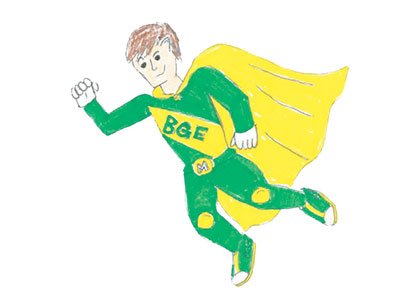 BGE unveiled its new natural gas safety hero, Captain Mercaptan, based on designs submitted by area elementary students during the ... BGE unveiled its new natural gas safety hero, Captain Mercaptan, based on designs submitted by area elementary students during the ...
