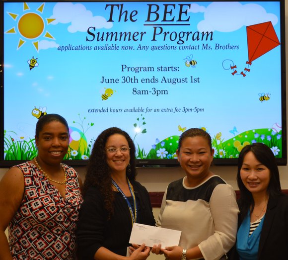 Eastern Bank has presented the Benjamin Banneker Charter Public School with a $5,000 grant to help support the STEM elementary ... Eastern Bank has presented the Benjamin Banneker Charter Public School with a $5,000 grant to help support the STEM elementary ...