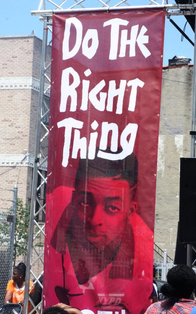 "Do the right thing" block party