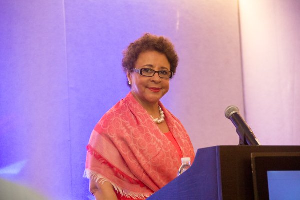 Salamander Hotel & Resorts CEO Sheila C. Johnson is the featured speaker at the School of Chamber and Business Management luncheon held at the new Black-owned Marriott Marquis in Northwest on Thursday, July 10.