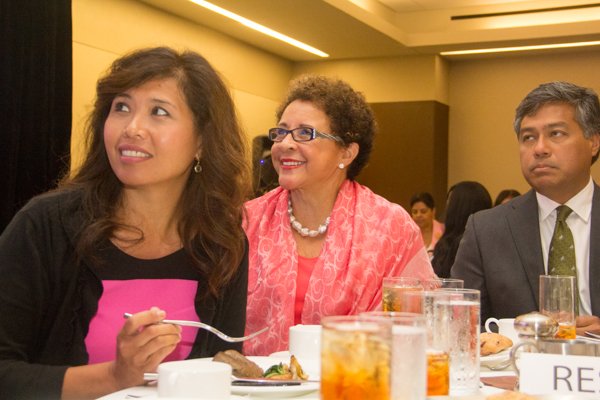 The U.S. Black Chambers School of Chamber and Business Management luncheon held at the new Black-owned Marriott Marquis in Northwest on Thursday, July 10.