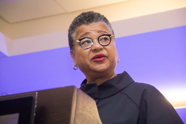 The U.S. Black Chambers School of Chamber and Business Management luncheon held at the new Black-owned Marriott Marquis in Northwest on Thursday, July 10.
