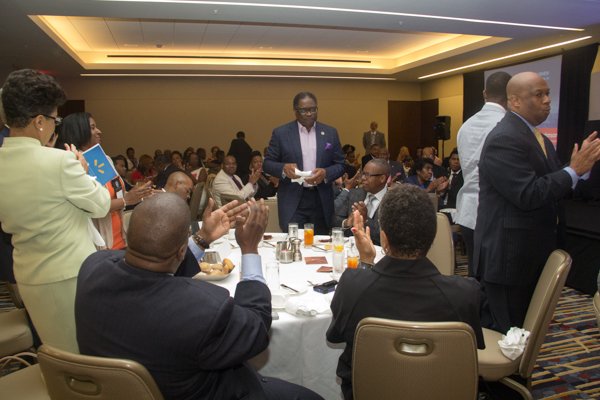 The U.S. Black Chambers School of Chamber and Business Management luncheon held at the new Black-owned Marriott Marquis in Northwest on Thursday, July 10.