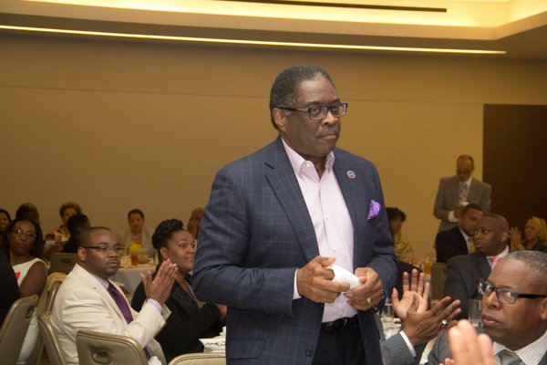The U.S. Black Chambers School of Chamber and Business Management luncheon held at the new Black-owned Marriott Marquis in Northwest on Thursday, July 10.