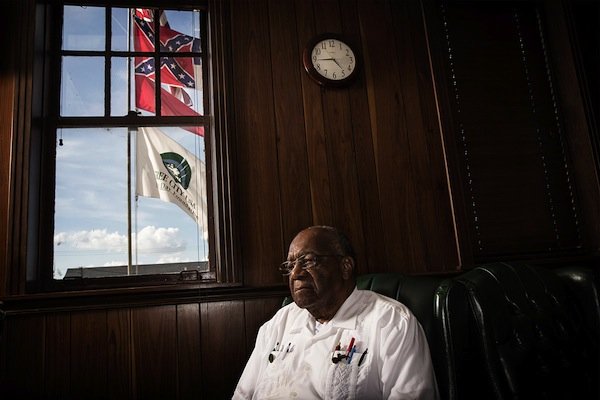 Mississippi State Senator David Jordan photographed in Greenwood City Hall on June 18, 2014. (Edmund D. Fountain, special to ProPublica)