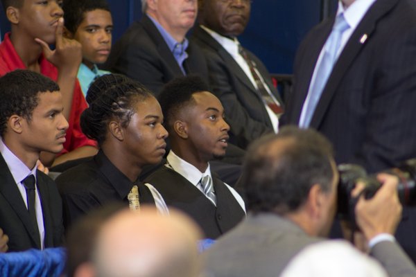 The town hall for the White House's "My Brother's Keeper" initiative was held at Walker Jones Education Center on Monday, July 21.