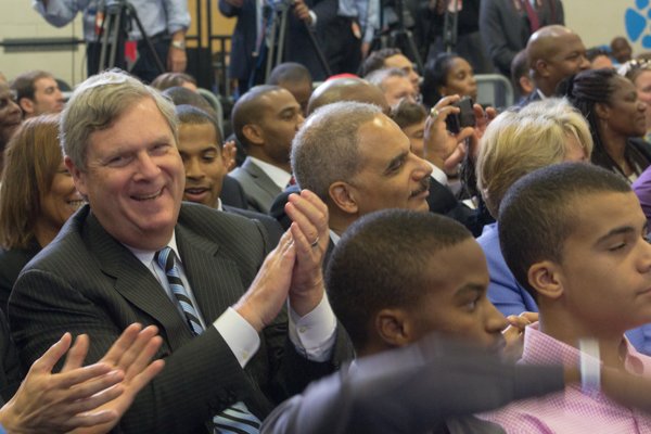 The town hall for the White House's "My Brother's Keeper" initiative was held at Walker Jones Education Center on Monday, July 21.