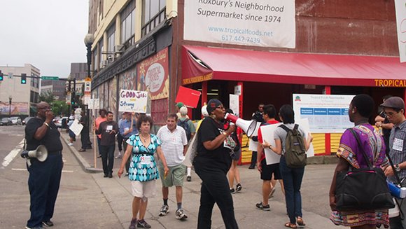 While labor activists are holding a daily protest at outside Tropical Foods, the Madison Park Community Development Corporation, which is ... While labor activists are holding a daily protest at outside Tropical Foods, the Madison Park Community Development Corporation, which is ...