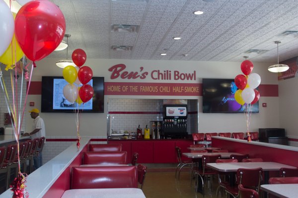 Ben's Chili Bowl's opening of the newest location at National Airport in Arlington, Va., on Wed., July 23.