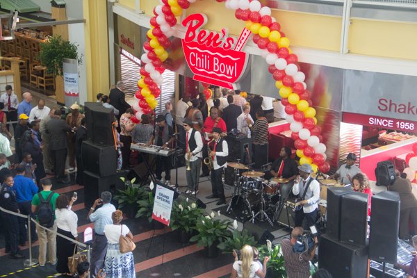 Ben's Chili Bowl's newest location at National Airport in Arlington, Va., on Wed., July 23.