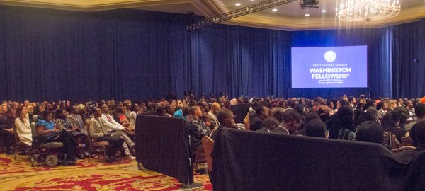 President Barack Obama's Mandela Fellowship for Young African Leaders Initiative (YALI) summit held at the Omni Shoreham Hotel in Northwest on Wed., July 30.