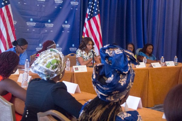 President Barack Obama's Mandela Fellowship for Young African Leaders Initiative (YALI) summit held at the Omni Shoreham Hotel in Northwest on Wed., July 30.