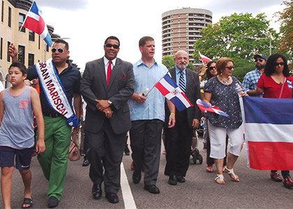 The political clout of the state’s Dominican community was on display at the Boston Dominican Parade, as Mayor Martin Walsh, ... The political clout of the state’s Dominican community was on display at the Boston Dominican Parade, as Mayor Martin Walsh, ...