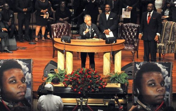 The shots fired by Officer Darren Wilson that cut down Michael Brown in Ferguson, Mo., Aug. 9 are still echoing. The shots fired by Officer Darren Wilson that cut down Michael Brown in Ferguson, Mo., Aug. 9 are still echoing.