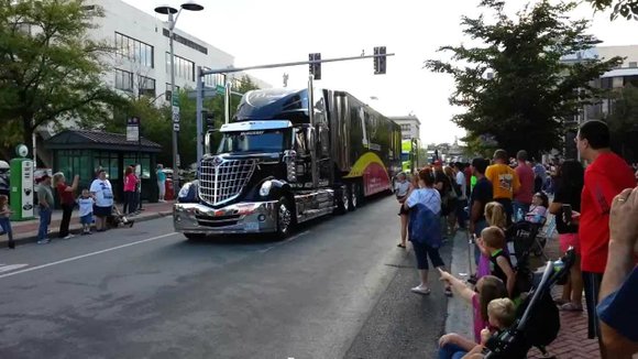 More than 30 haulers used to transport the racers' cars will make a loop from Route 66 Raceway through downtown ... More than 30 haulers used to transport the racers' cars will make a loop from Route 66 Raceway through downtown ...