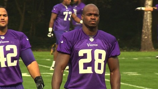 Minnesota Vikings star running back Adrian Peterson learned Tuesday he will be suspended without pay for the rest of the ... Minnesota Vikings star running back Adrian Peterson learned Tuesday he will be suspended without pay for the rest of the ...