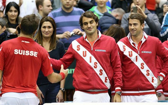 A Davis Cup final already steeped in intrigue soared to another level Saturday and now the question is: Can Roger ... A Davis Cup final already steeped in intrigue soared to another level Saturday and now the question is: Can Roger ...