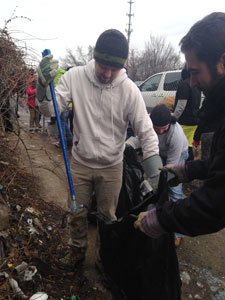 BGE employees volunteering on Martin Luther King Jr. Day.