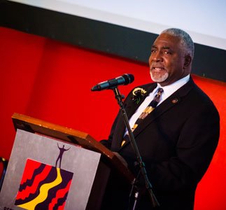 BSU National Alumni Association President John Word introduces some of the University's early educators who graduated from the school in the 1920s, 1930s, and 1940s.
.