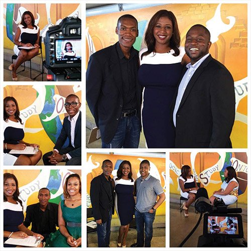 Clockwise from top left- Chanel Nicole White, of MDCTV; Chanel Nicole White, of MDCTV, James Pierre Director of JNR Productions, Derick Pearson, Co-Founder of CodeFever and Feverish Pops; Chanel Nicole White, of MDCTV, and Melissa James, CEO of The Tech Connection; Chanel Nicole White, of MDCTV, James Pierre Director of JNR Productions, Delane Parnell, Associate, IncWell Venture Capital; Chanel Nicole White, of MDCTV, James Pierre Director of JNR Productions, Dr. Pandwe Gibson, PHD, CEO of Ecotech Vision; Chanel Nicole White, of MDCTV, Kevin V. Michael serves as co-founder and Managing Partner of Invizio, LLC