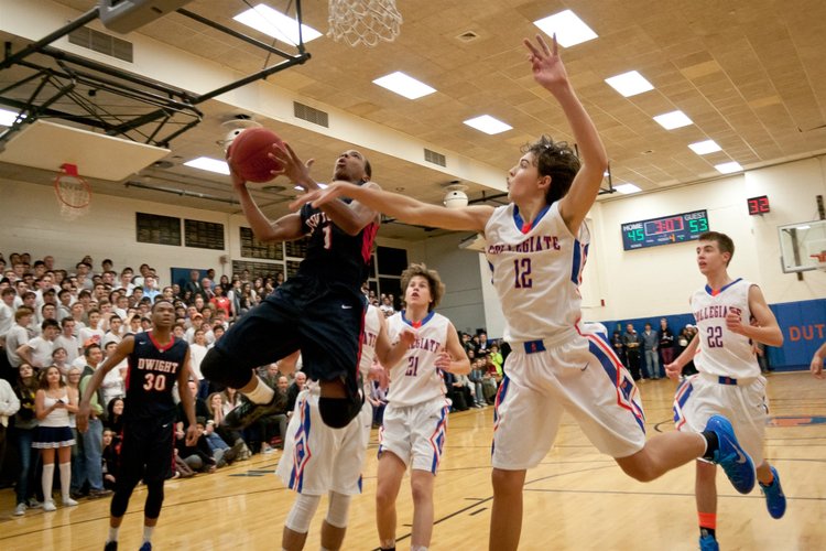 the dwight school basketball team    