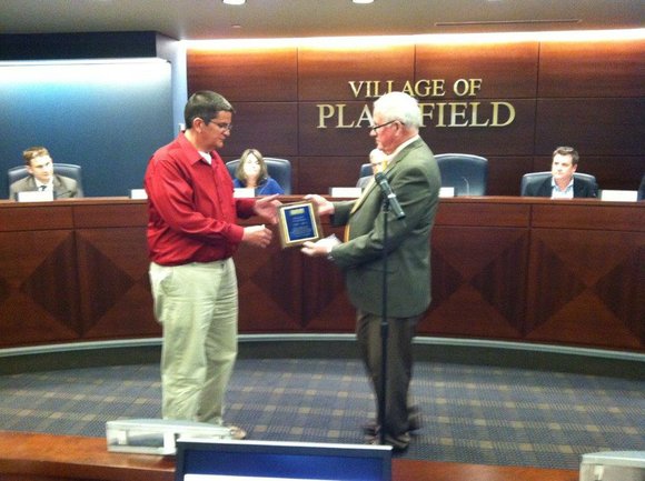 Bill Lambs starts his third term on the Plainfield Village Board, joined by newcomers Ed O'Rourke and Brian Wojowski. Bill Lambs starts his third term on the Plainfield Village Board, joined by newcomers Ed O'Rourke and Brian Wojowski.
