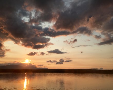 Sunset Hudson View