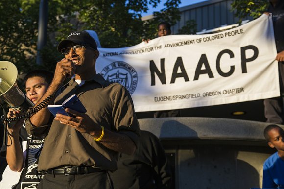 The president of an NAACP chapter contends Eugene police used excessive force on his sister after she tried to stop ... The president of an NAACP chapter contends Eugene police used excessive force on his sister after she tried to stop ...