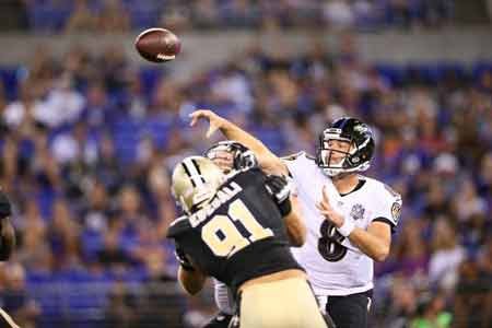 The Baltimore Ravens kicked off the preseason against the New Orleans Saints at M&T Bank stadium on Thursday night. The Baltimore Ravens kicked off the preseason against the New Orleans Saints at M&T Bank stadium on Thursday night.