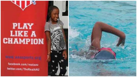 On July 31, 2015, 9-year-old Kennedy Stokes won a medal for the 100 Breast at the annual AAU Junior Olympic ... On July 31, 2015, 9-year-old Kennedy Stokes won a medal for the 100 Breast at the annual AAU Junior Olympic ...