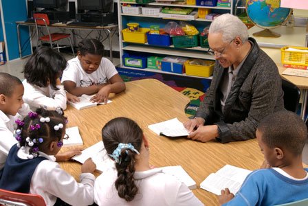 Elementary school students tutored by volunteers over 50 years of age in an after school literacy program made faster than ... Elementary school students tutored by volunteers over 50 years of age in an after school literacy program made faster than ...