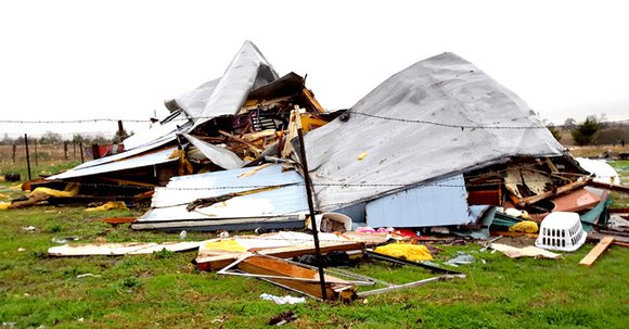 The winds had finally calmed when Debralee King and her husband ventured out to check on their horses and see ... The winds had finally calmed when Debralee King and her husband ventured out to check on their horses and see ...