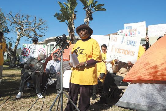 South Los Angeles resident Ruby Smith, 82, is fighting Wells Fargo Bank to keep the home she purchased in 1967, ... South Los Angeles resident Ruby Smith, 82, is fighting Wells Fargo Bank to keep the home she purchased in 1967, ...