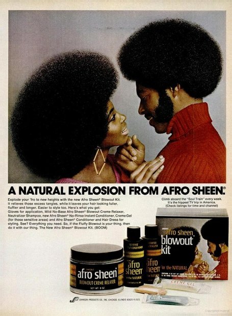 Those who flaunted the Afro back in the day depended on Afro Sheen products to add sheen and shine to their hairstyle. It was simply a must!